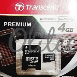 Micro SD Transcend 4GB Class 10 (Ori)