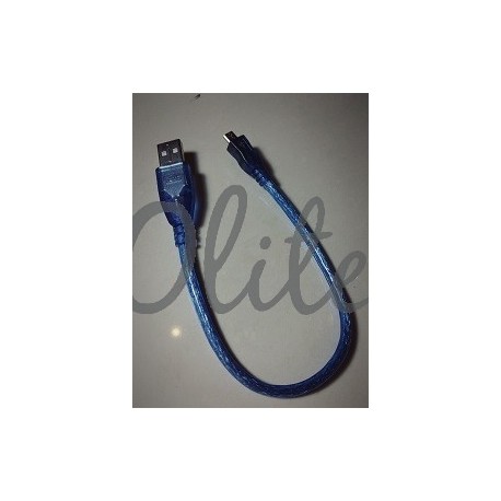 Kabel charger+data Biru Transparant